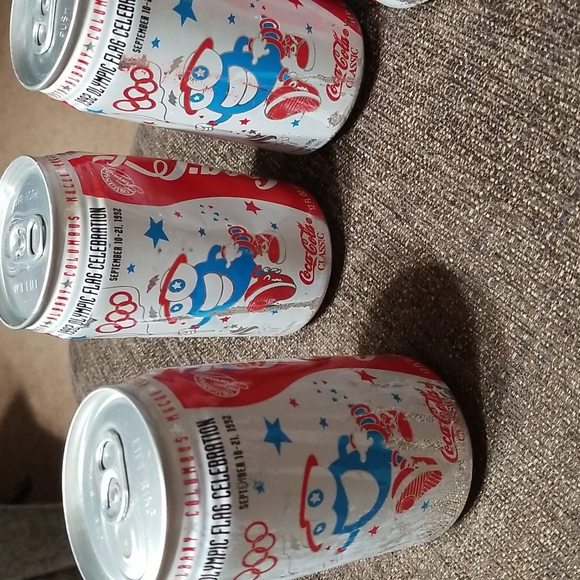 5 Olympic coke cans Rare - Picture 3 of 5